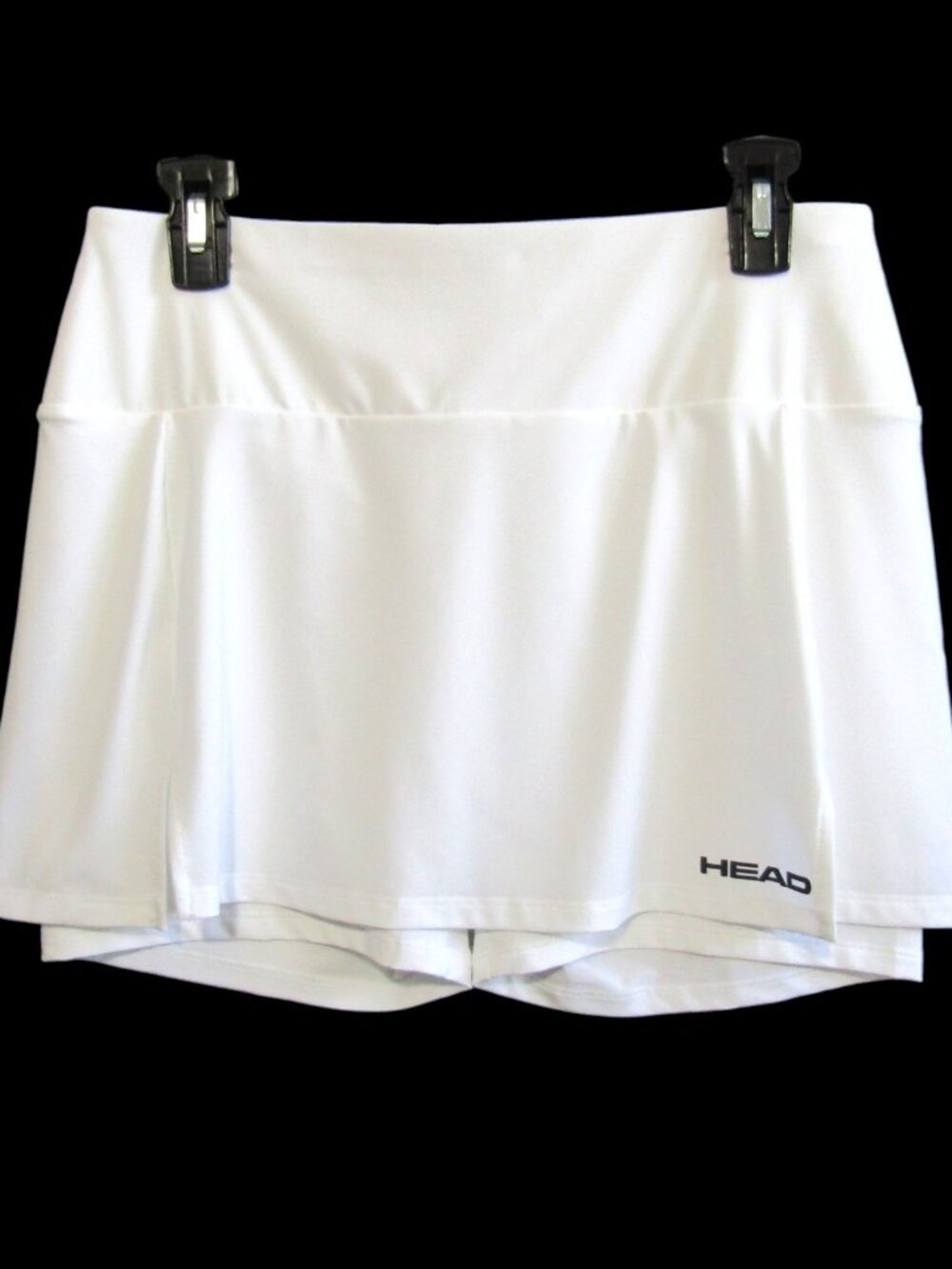 HEAD White Pull On Athletic Skort Womens Size M Golf Tennis Pickleball Classic